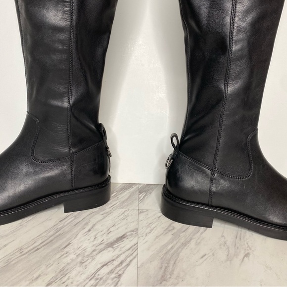 Sam Edelman Narisa Black Leather Over The Knee Boot 7M - Picture 11 of 16